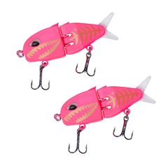 Generic mini glide bait bass lure with realistic swimming action for freshwater and saltwater fishing