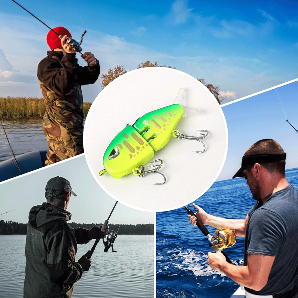 Generic Mini Glide Bait captures natural vibrations during retrieves for more strikes.