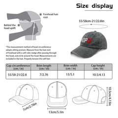 Generic No King in America sun hat back strap adjustment provides a secure, all-day fit.