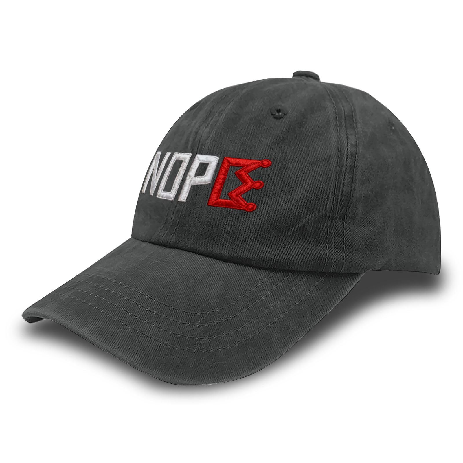 Generic No King in America sun hat side view showcases versatile styling for casual outings.