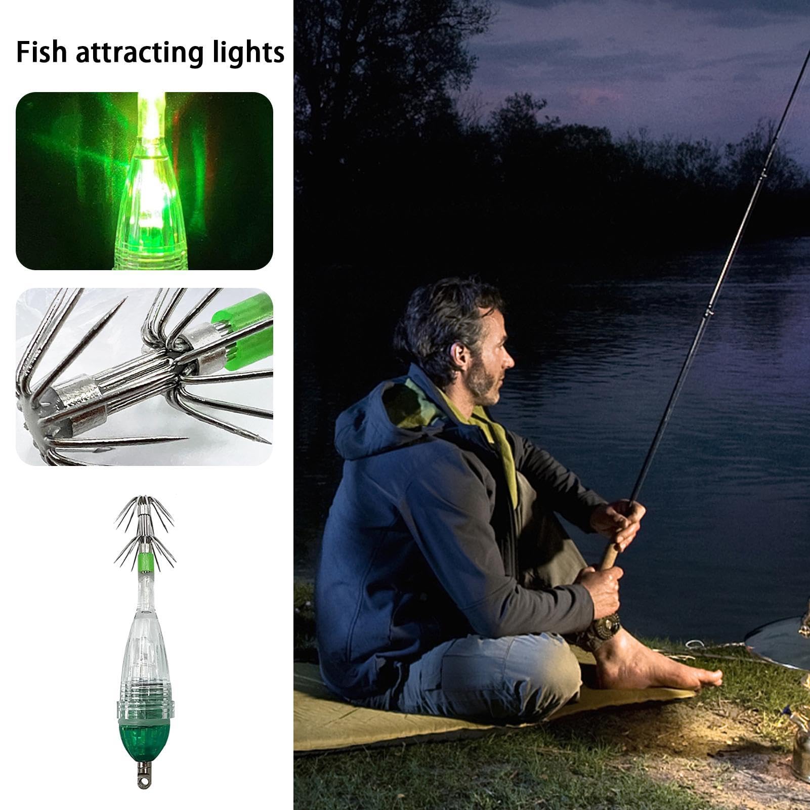 Generic octopus squid shaped light adds playful appeal to gear