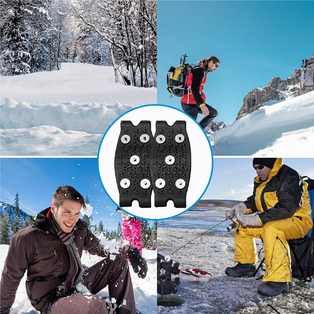 Generic outdoor anti-skid shoe covers secure traction during hiking