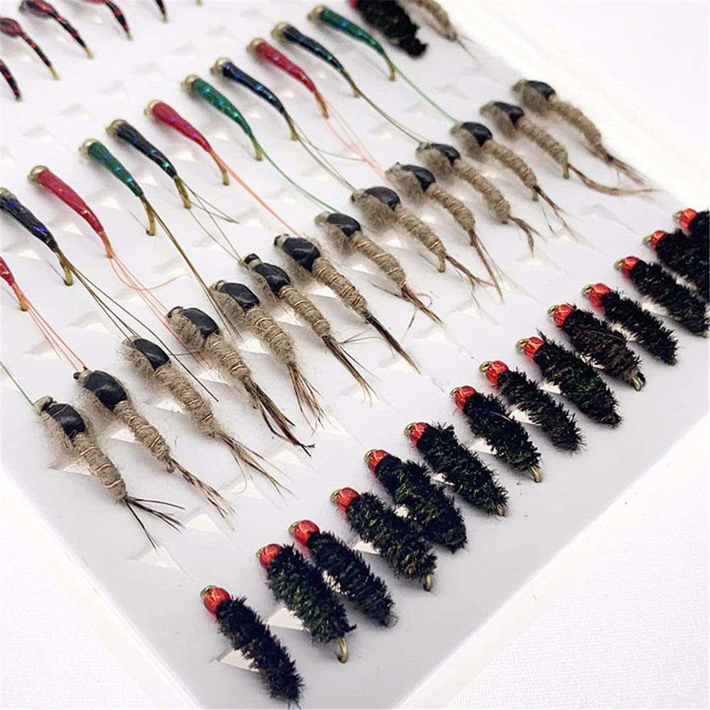 Generic Outdoor Fishing Fly Kit 126-piece collection designed for fishing across conditions.