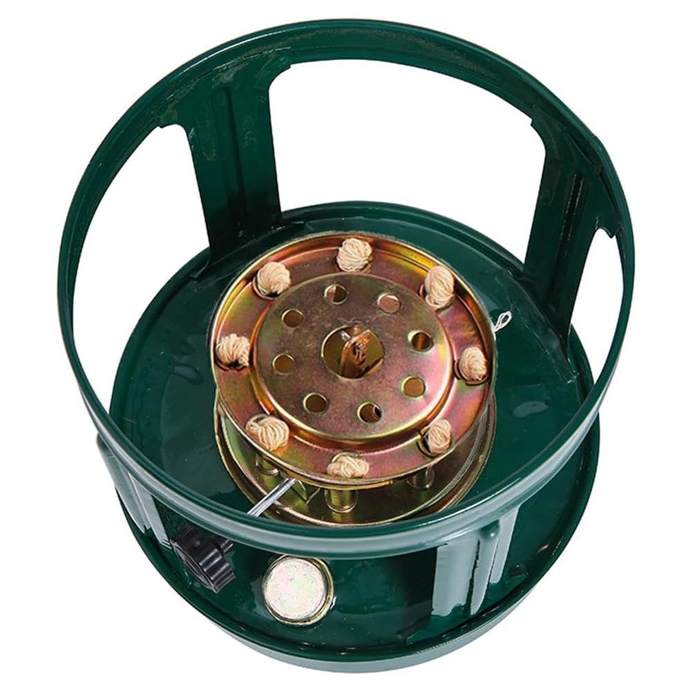 Generic Outdoor Kerosene Stove 8-wick design boils water quickly.