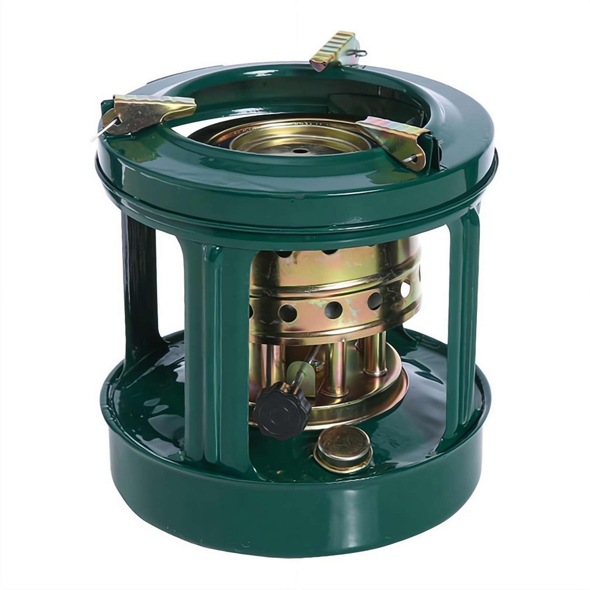 Generic Outdoor Kerosene Stove in action delivering fast meals on trail.