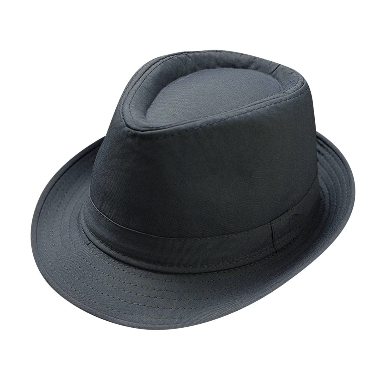 Grey panama-inspired fedora worn for beach and travel style.