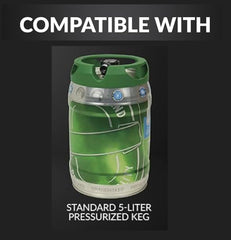Generic Pepos Cooler dual-tap focus for quick, varied pours.