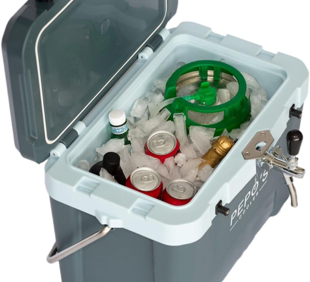 Generic Pepos Cooler durable materials suggest long-term party reliability.