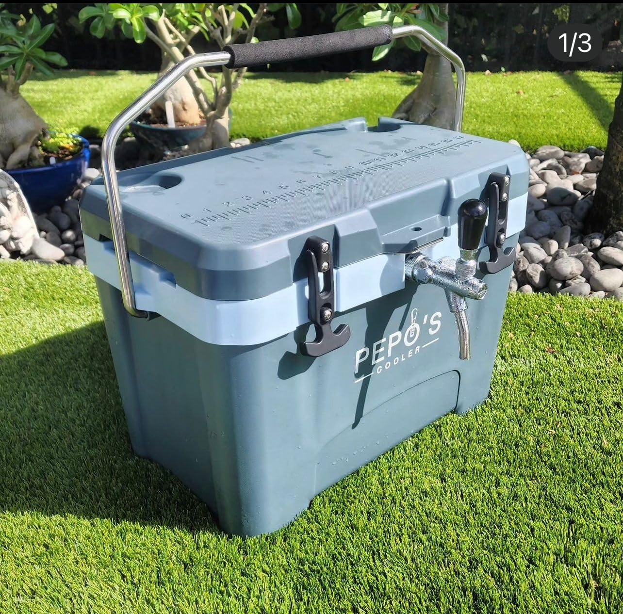 Generic Pepos Cooler inside-keg-area enables easy loading and airflow.