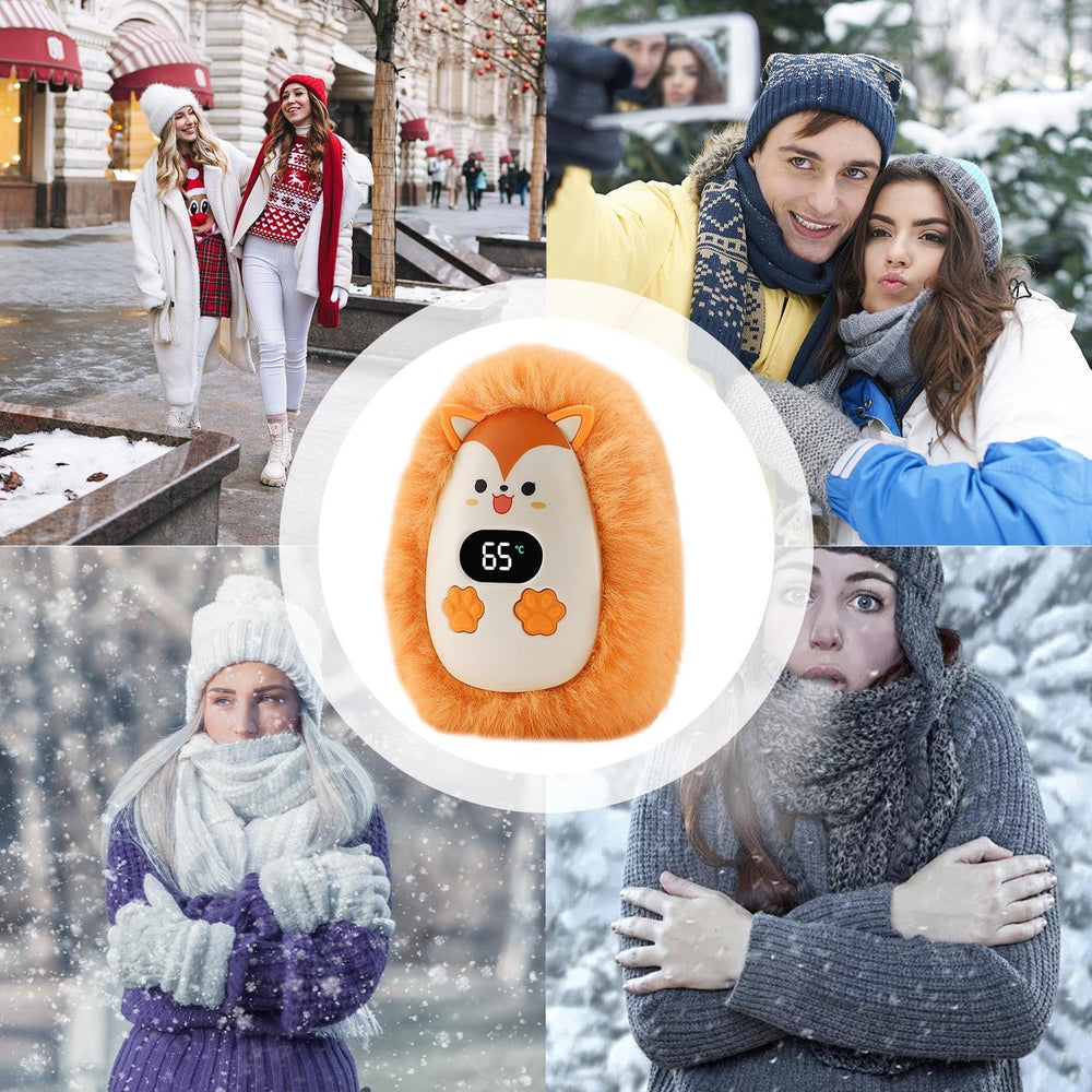Generic pocket-sized hand warmer fits in a pocket for travel warmth.