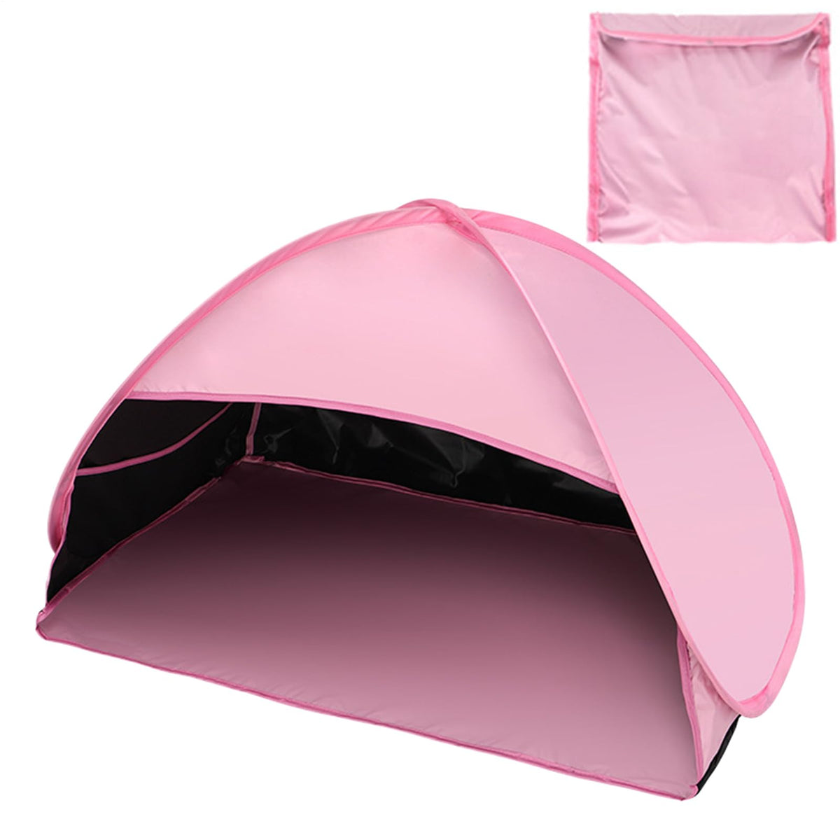 Generic Pop Up Beach Head Tent front view offering sun shade and compact setup