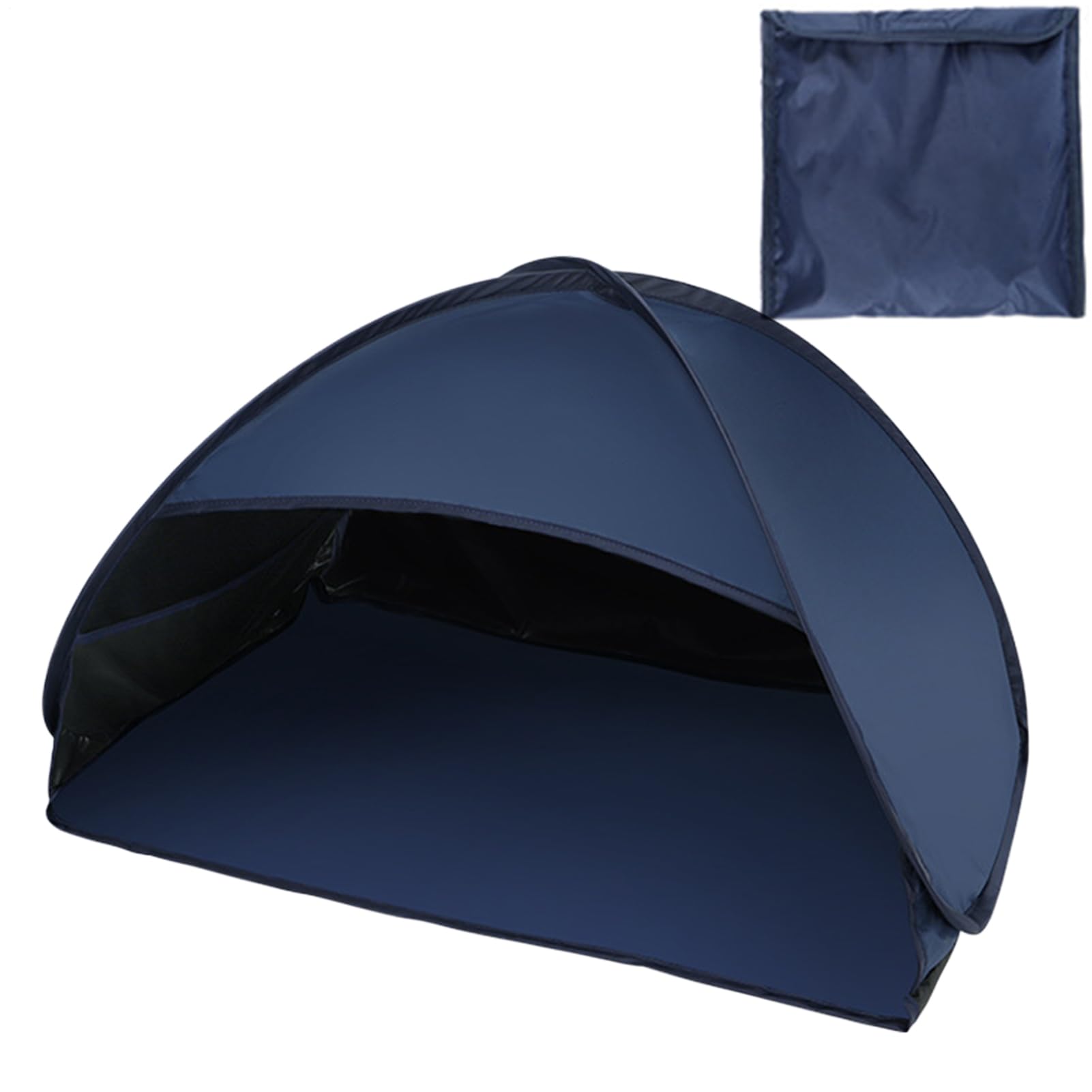 Generic pop-up beach tent head shelter for sun protection at the beach