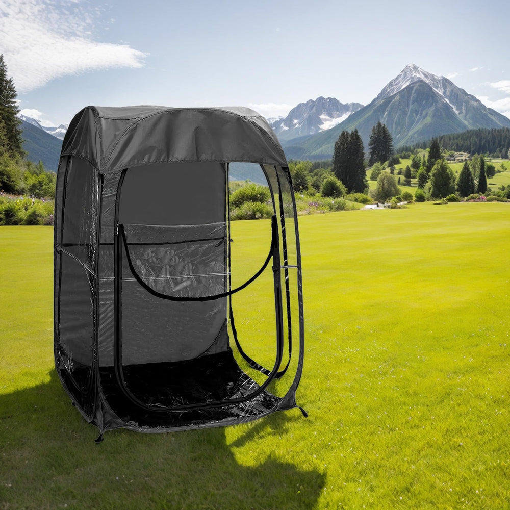 Generic portable pop up sports tent sun shade keeps you cool outdoors
