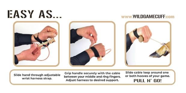 Predator Wild Game Cuffs in use during field carry