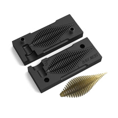 Generic Premium Soft Lure Mold with CNC precision for durable, repeatable lure shapes.