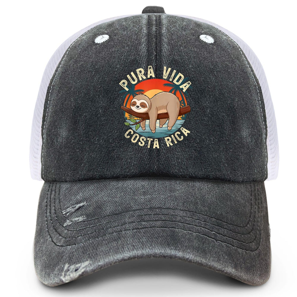 Generic PURA VIDA Costa Rica baseball hat outdoor use example for active days