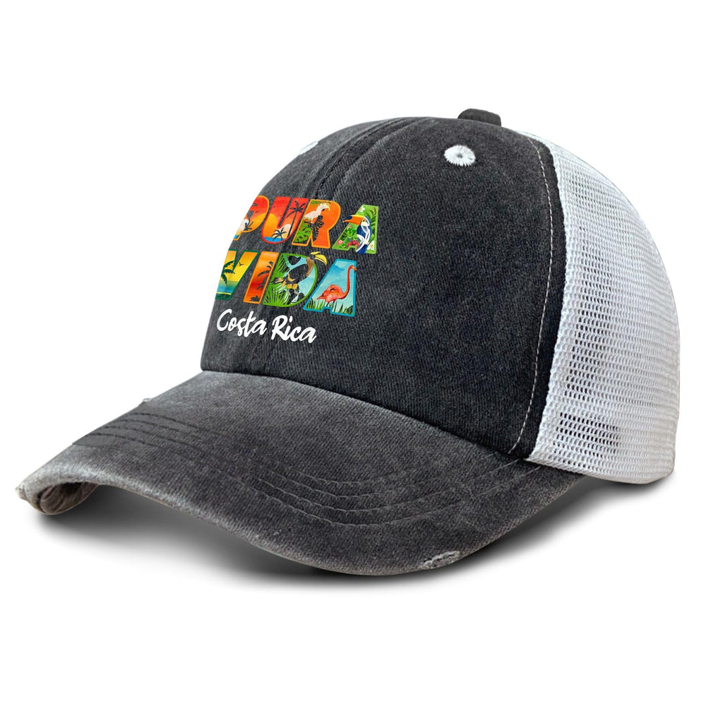 Generic PURA VIDA sun hat adjustable strap close-up for a comfortable, customizable fit