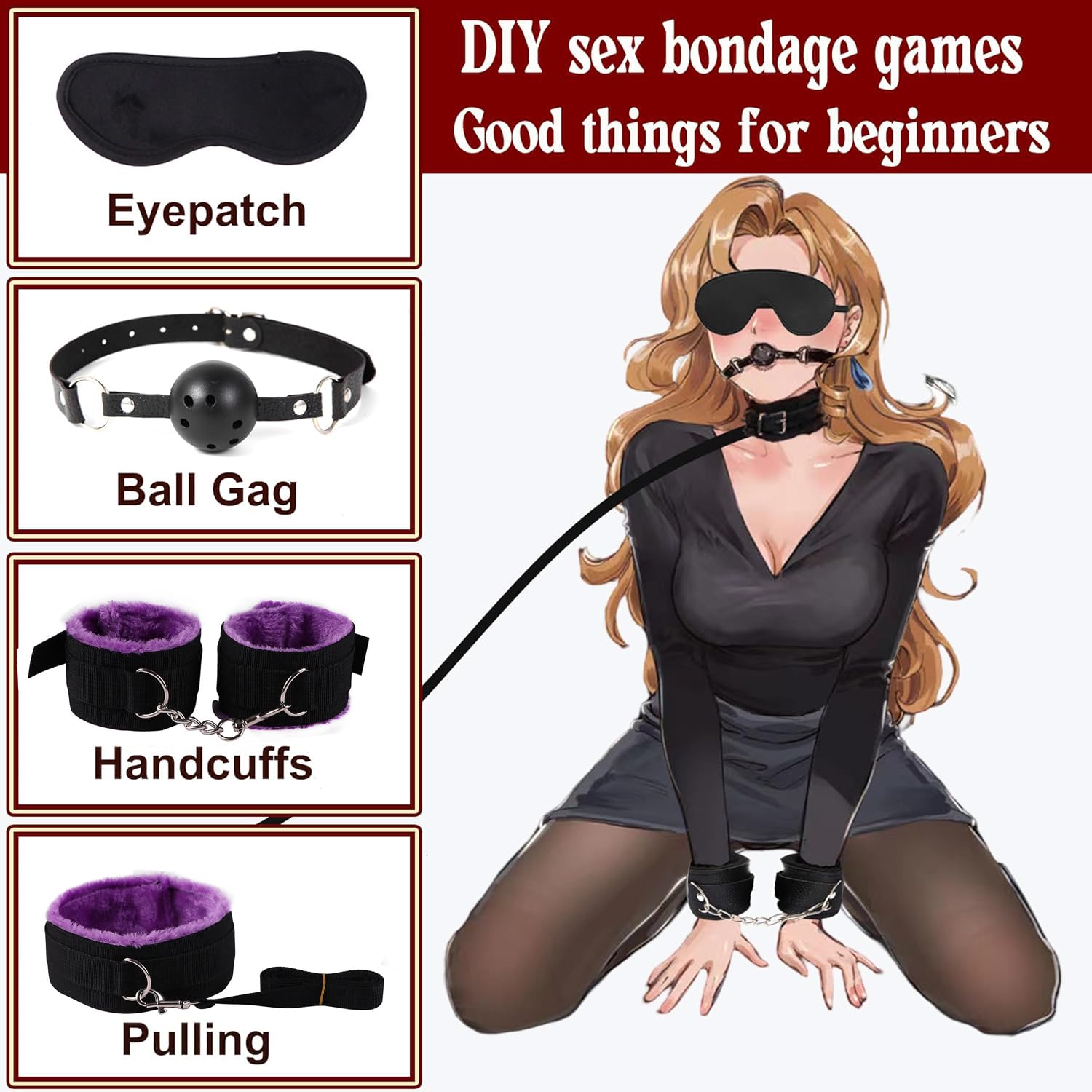 Generic purple nylon travel accessories set — stylish fusion design that blends with active lifestyles.