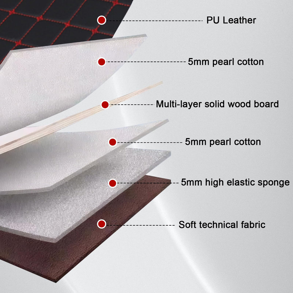 Generic QSTNOLOGY PU leather finish adds smooth, easy to wipe surface