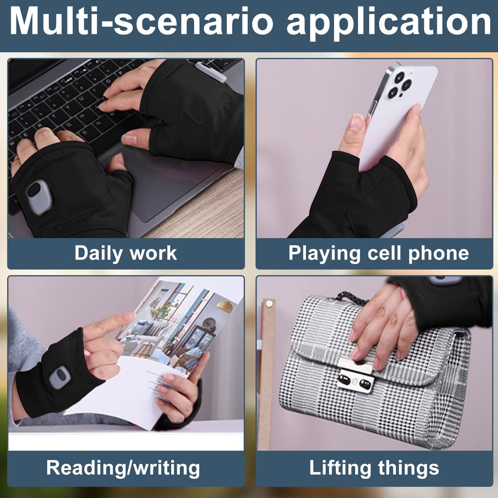 Generic Rechargeable Heated Gloves pink ideal for outdoor cycling in cold weather.