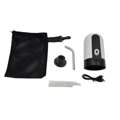 Generic Rechargeable Water Pump Faucet Kit attached to Igloo Cargo 6-Gallon for easy dispensing