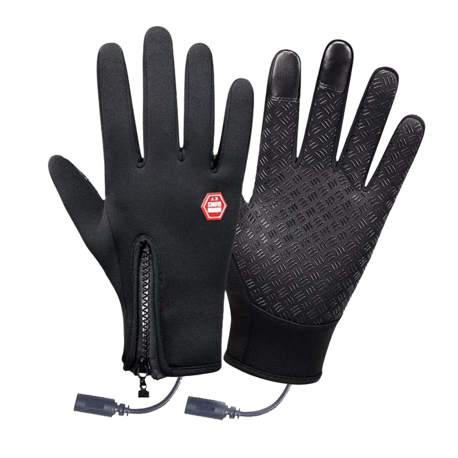 Generic Rechargeable USB Heated Gloves front view showing rapid warmth for outdoor activities