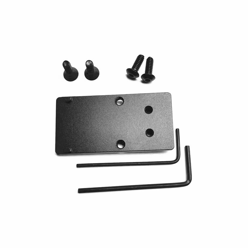 Generic red dot mount plate with Vortex 507k footprint on M&P Compact 2.0 for reliable zero