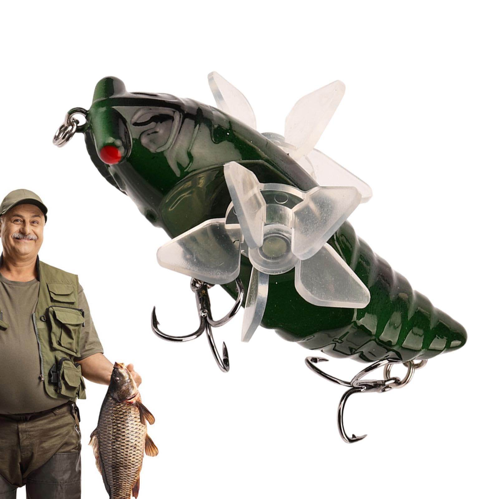 Generic reusable swim bait designed for reliable fishing gear.