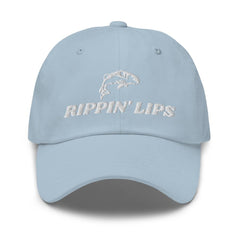 Generic Rippin Lips fishing hat front view for sun protection during bass fishing.