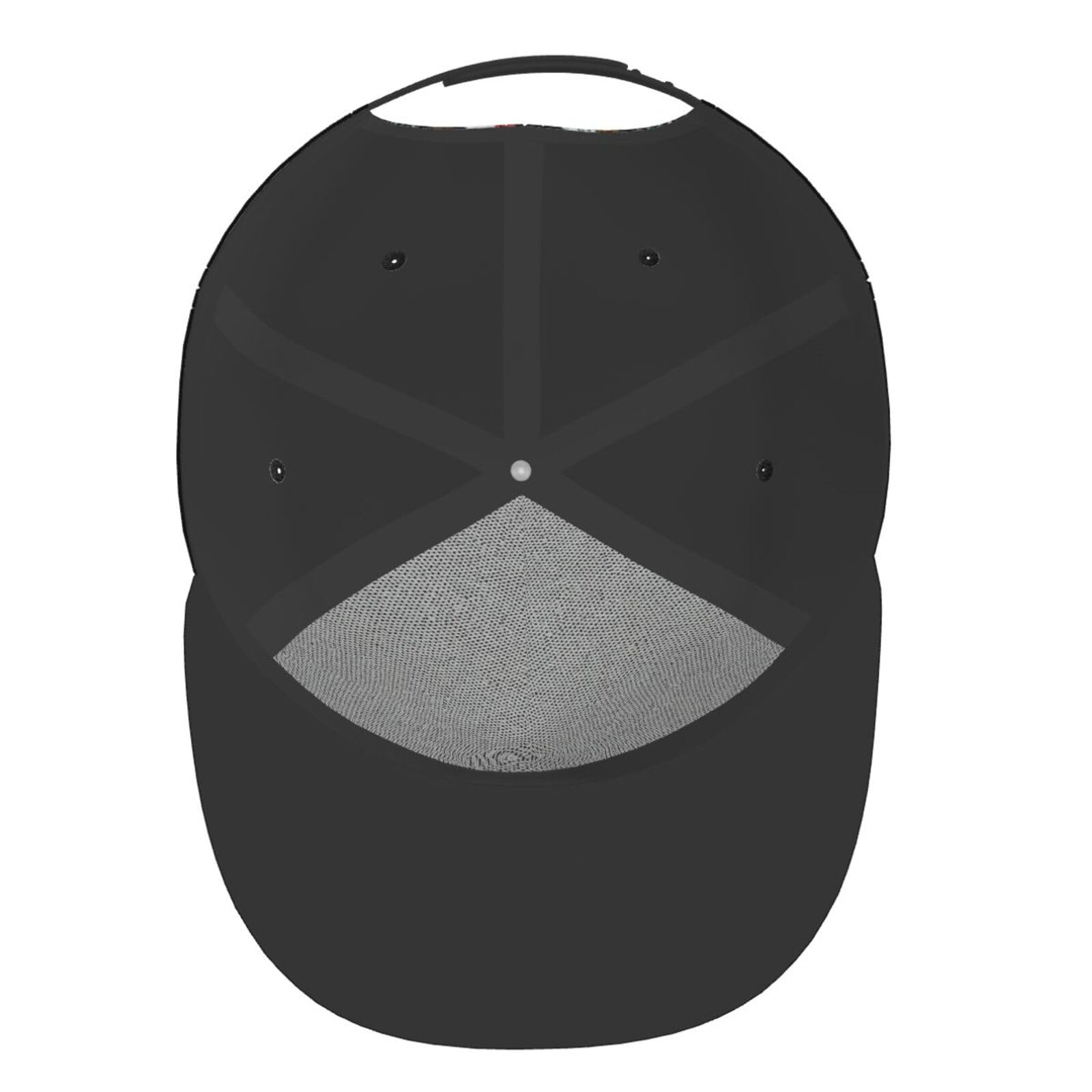 Generic roaring angry lion flat bill cap outdoors for sun shade