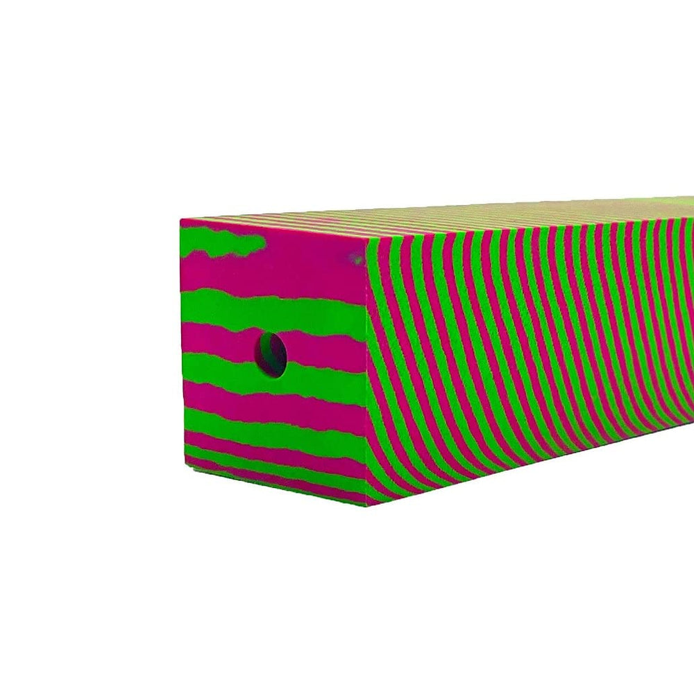 Generic tiger stripe EVA foam block, packaged for storage and quick project setup.