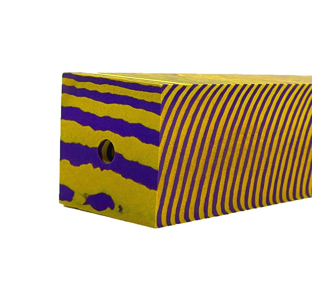 Generic EVA foam block tiger stripe 18in ready for rod-building projects and color accents
