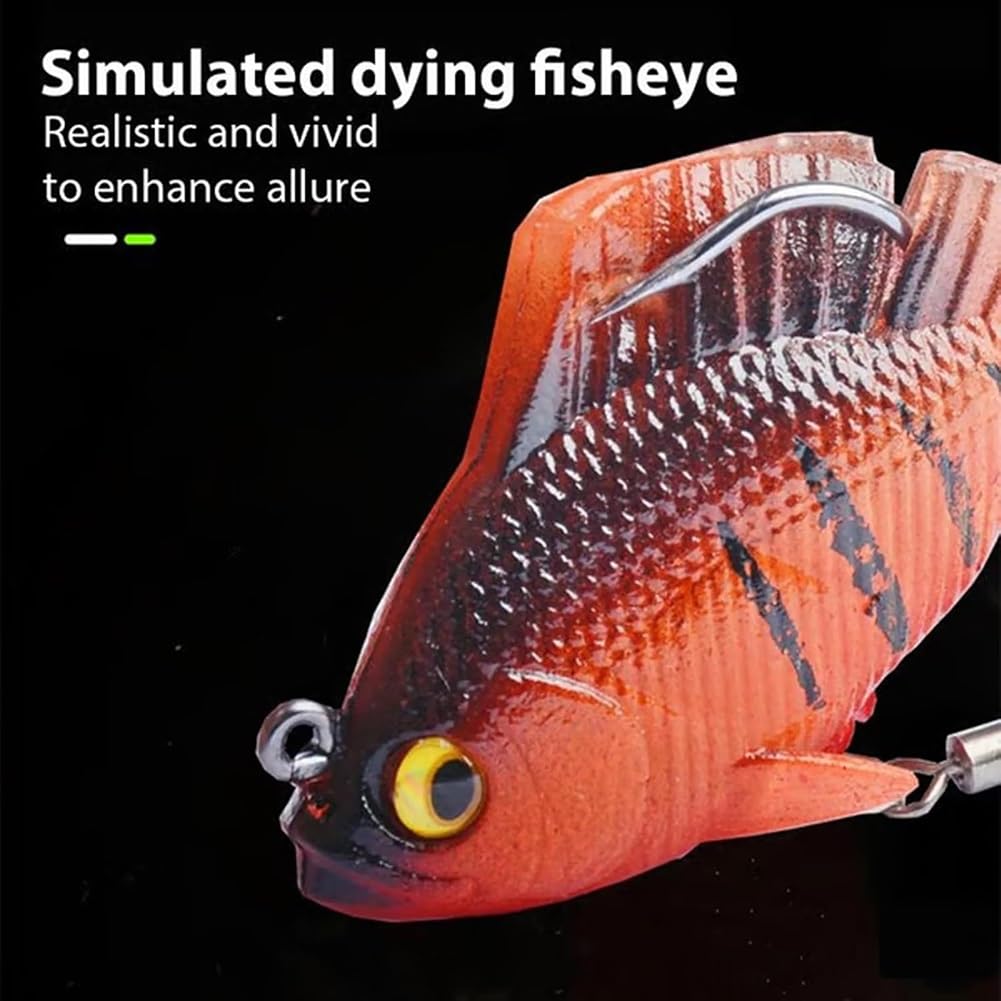 Generic rotating spinner blade adds water noise and reflections to attract fish.