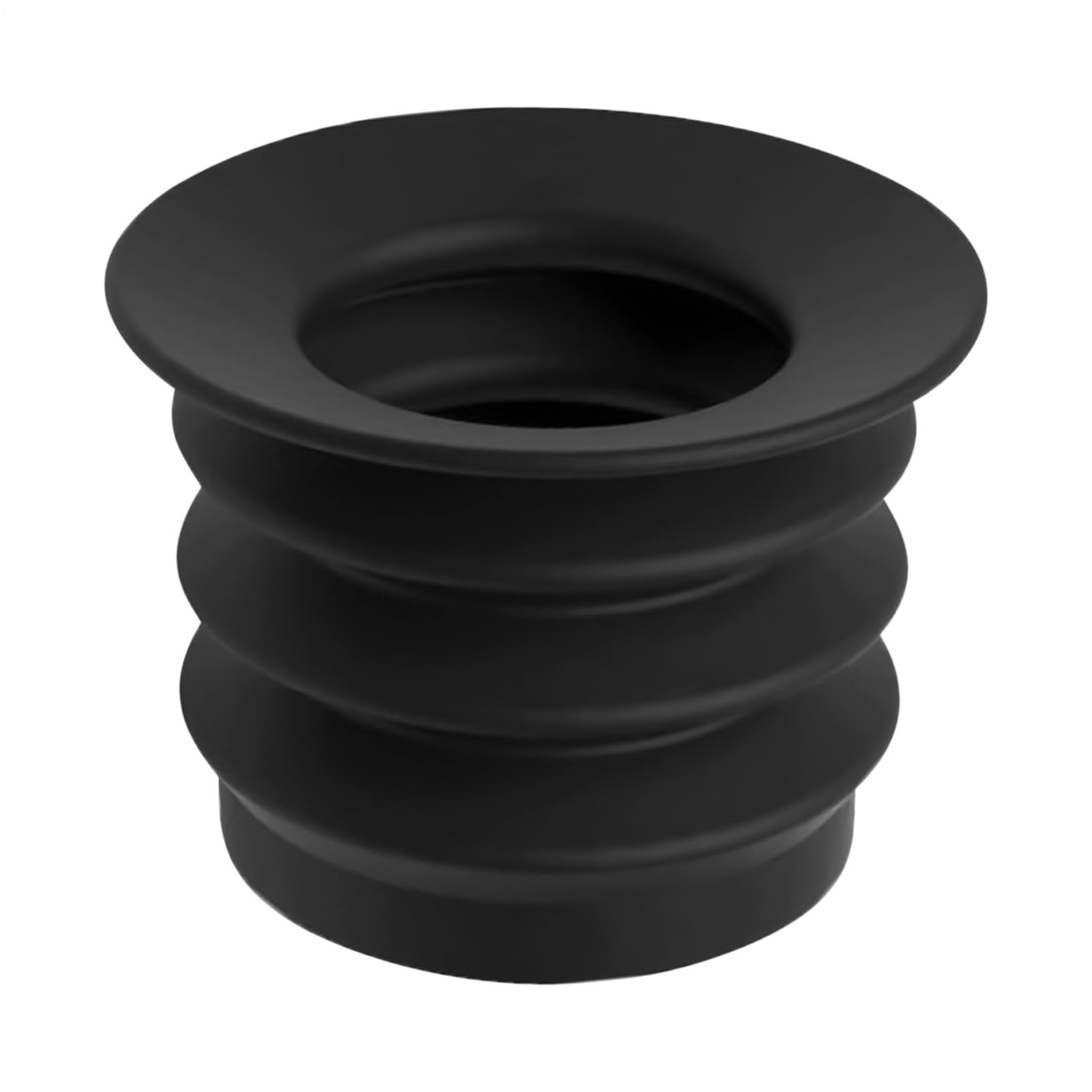 Close-up of flexible rubber material for durable optical protection.