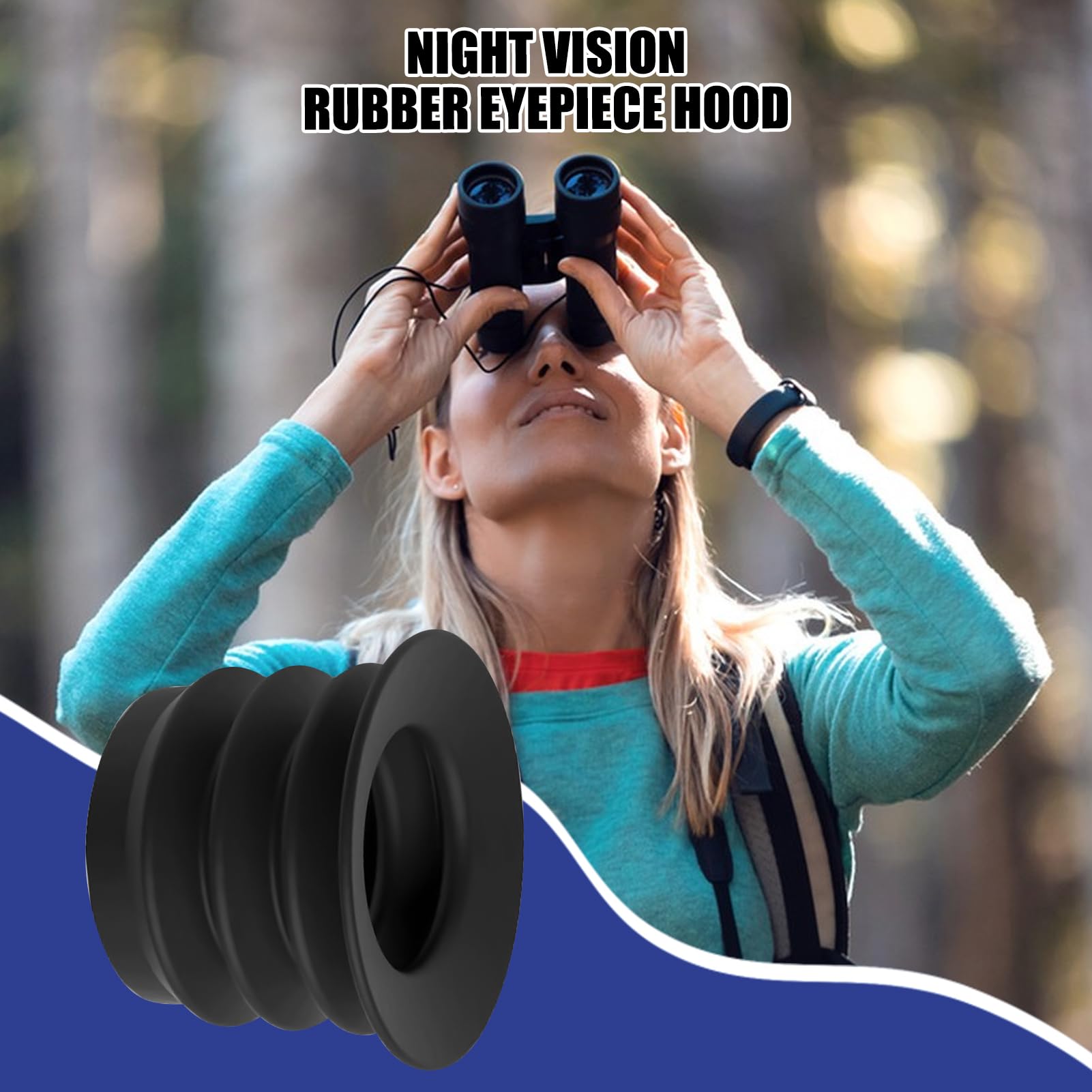 Generic Rubber Eye Cup offers durable protection against shocks and wear.