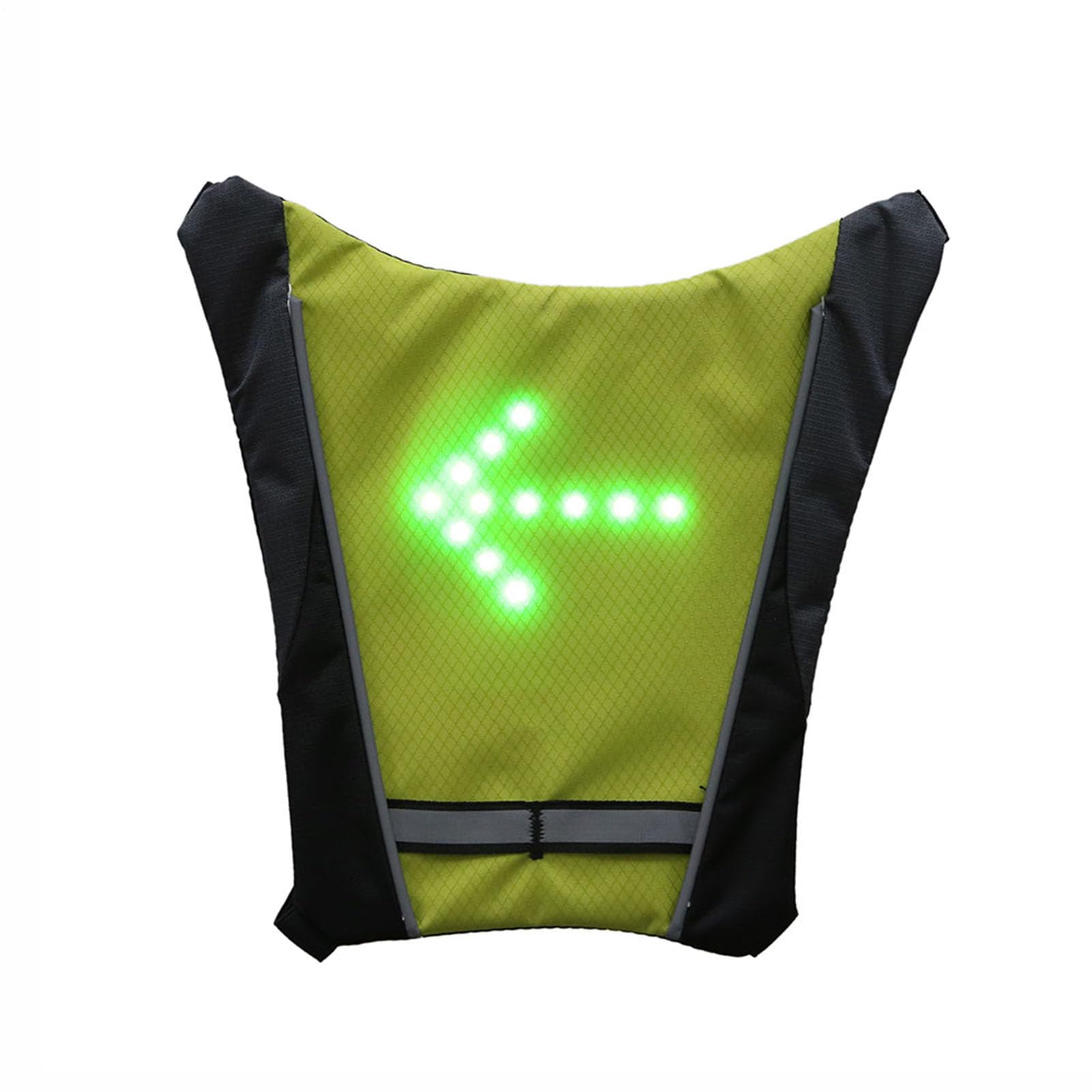 Generic Running Light Vest front view with LED signals for night safety.
