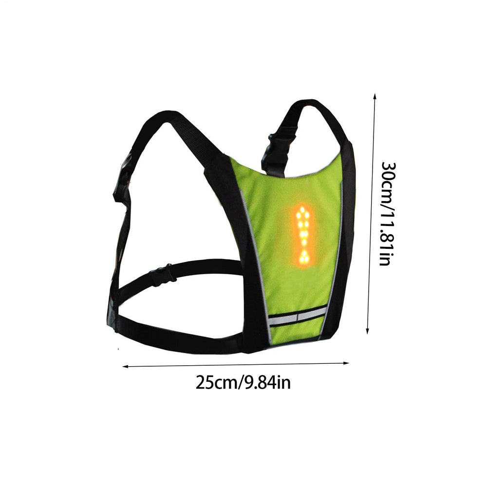 Generic Running Light Vest remote control and receiver included with the vest.
