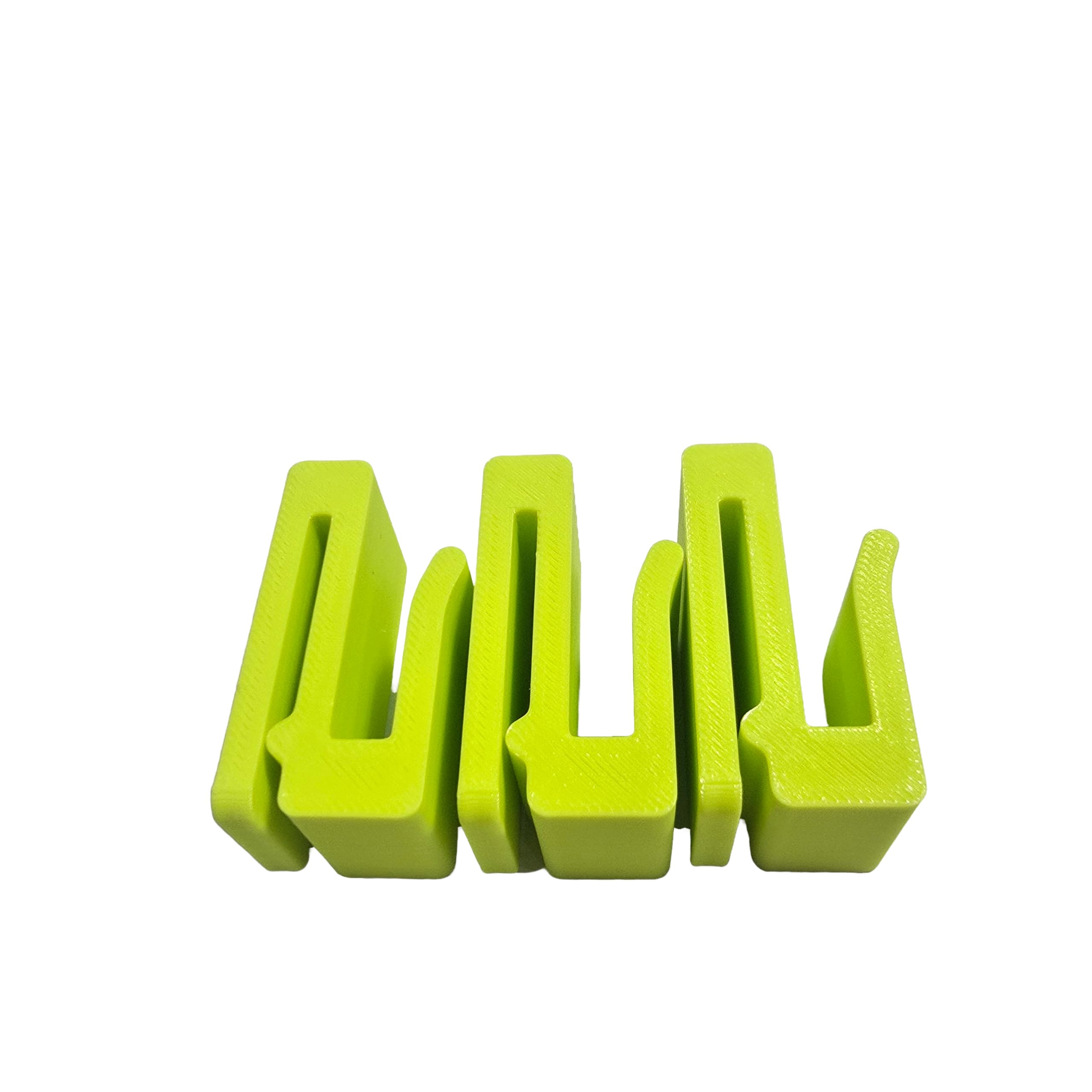 Generic Saddle Molle Clip Gear Hanging Setup in grass green for quick tool organization.