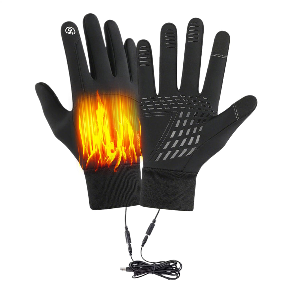 Generic Screen Touch Heated Mitts enable screen use while staying warm outdoors
