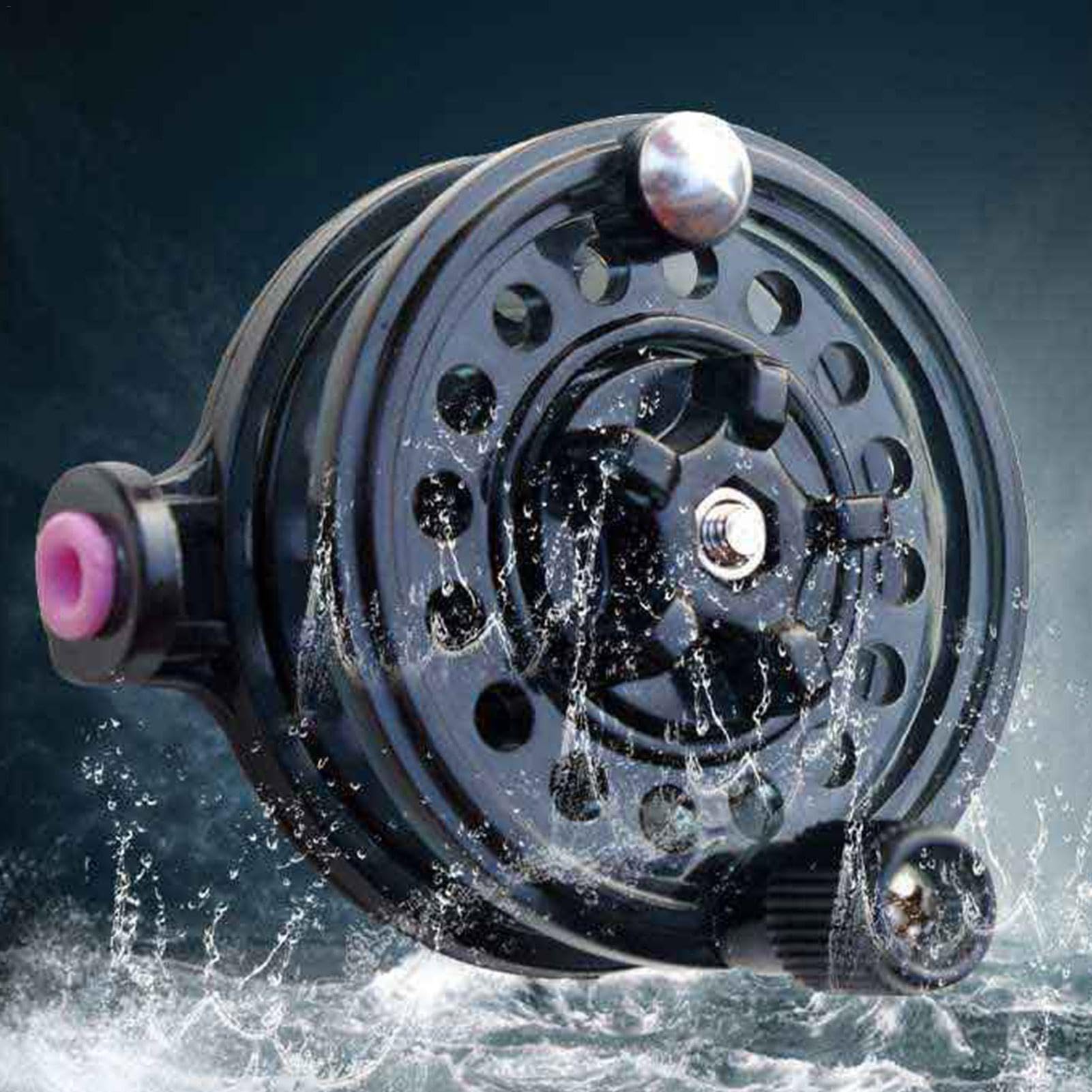 Generic Sea Fly Fishing Reel with automatic outlet switch in action