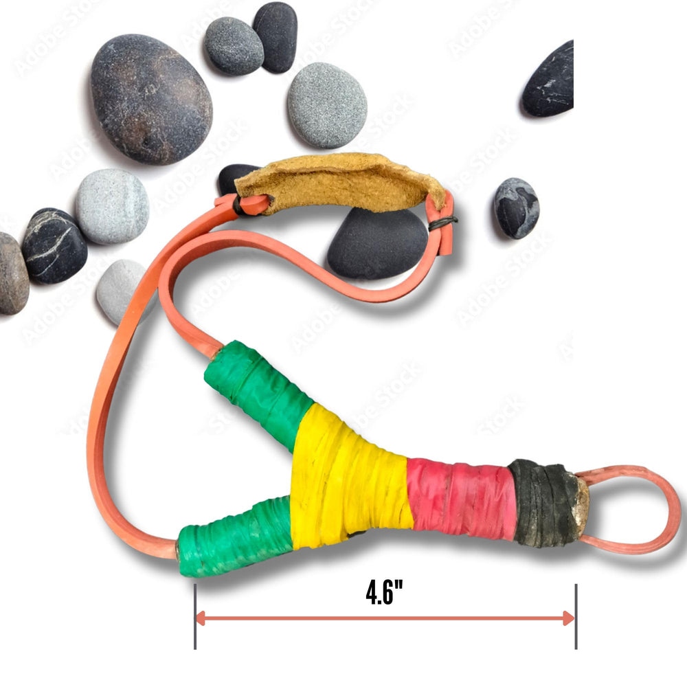 Generic slingshot with durable tyre-band rubber for reliable play