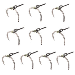 Compact size 6 hooks offer light weight and easy carry