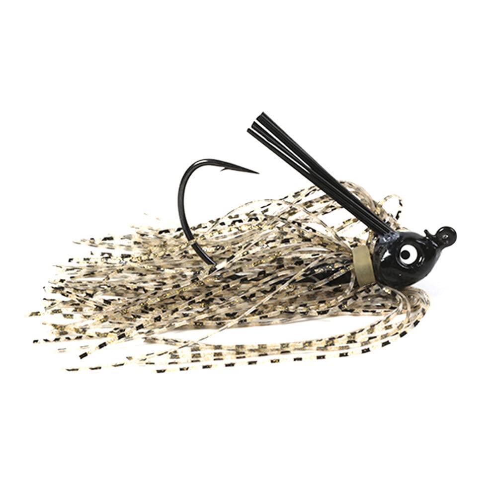 Generic Spinner Bait weedless jig in brown for reliable bass lure performance.