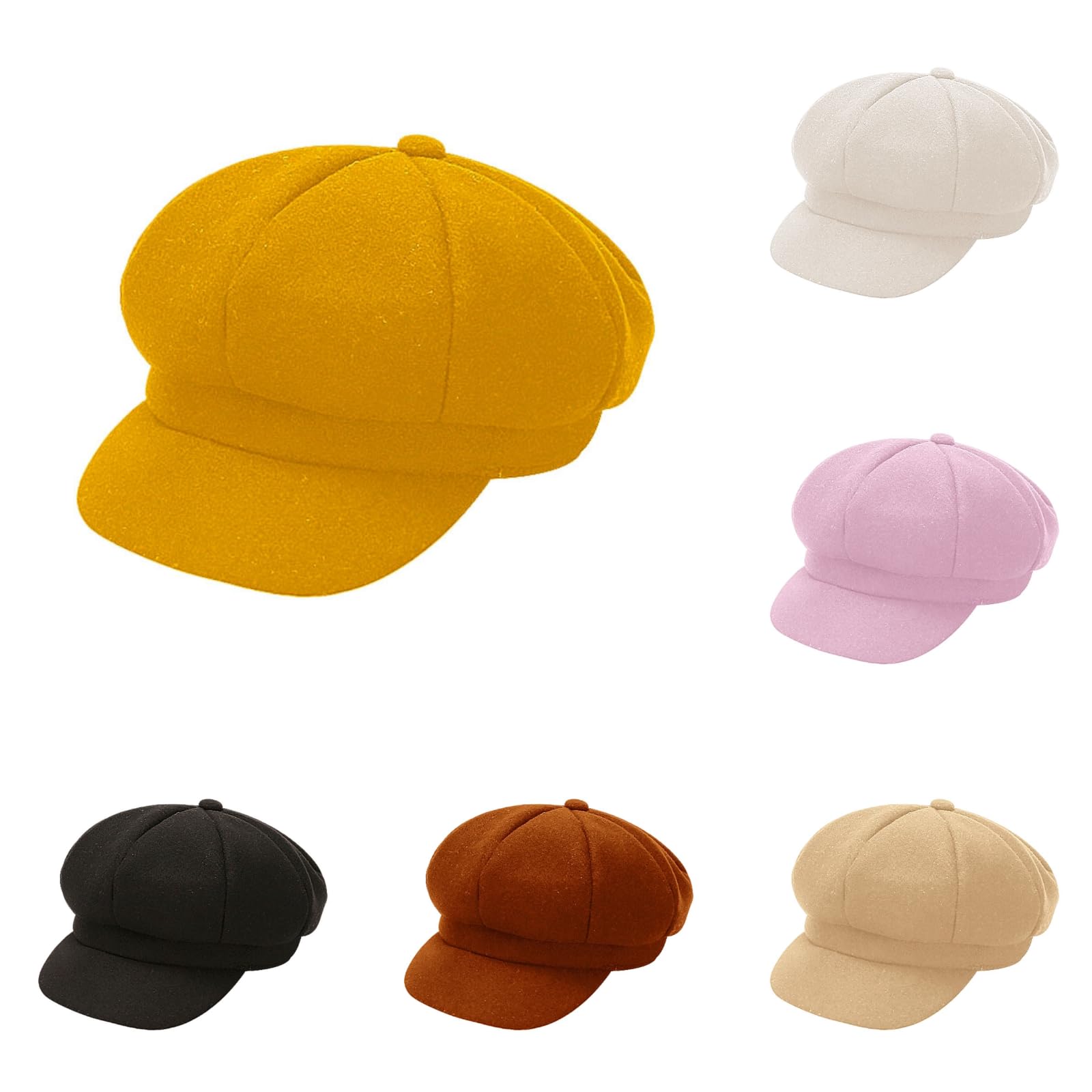 Generic striped 8-panel cap with buckle decoration in black for versatile outdoor style