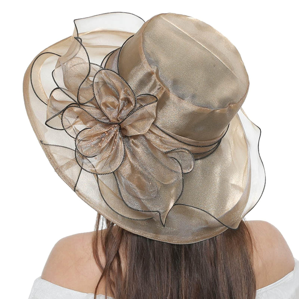 One-size organza Derby hat from Generic, perfect for weddings and Derby day.