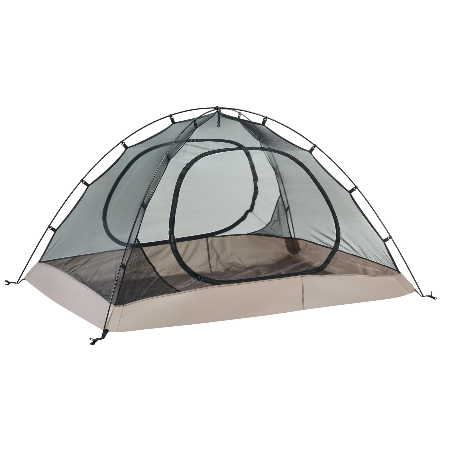Generic tent double-layer design for improved ventilation and reduced condensation.