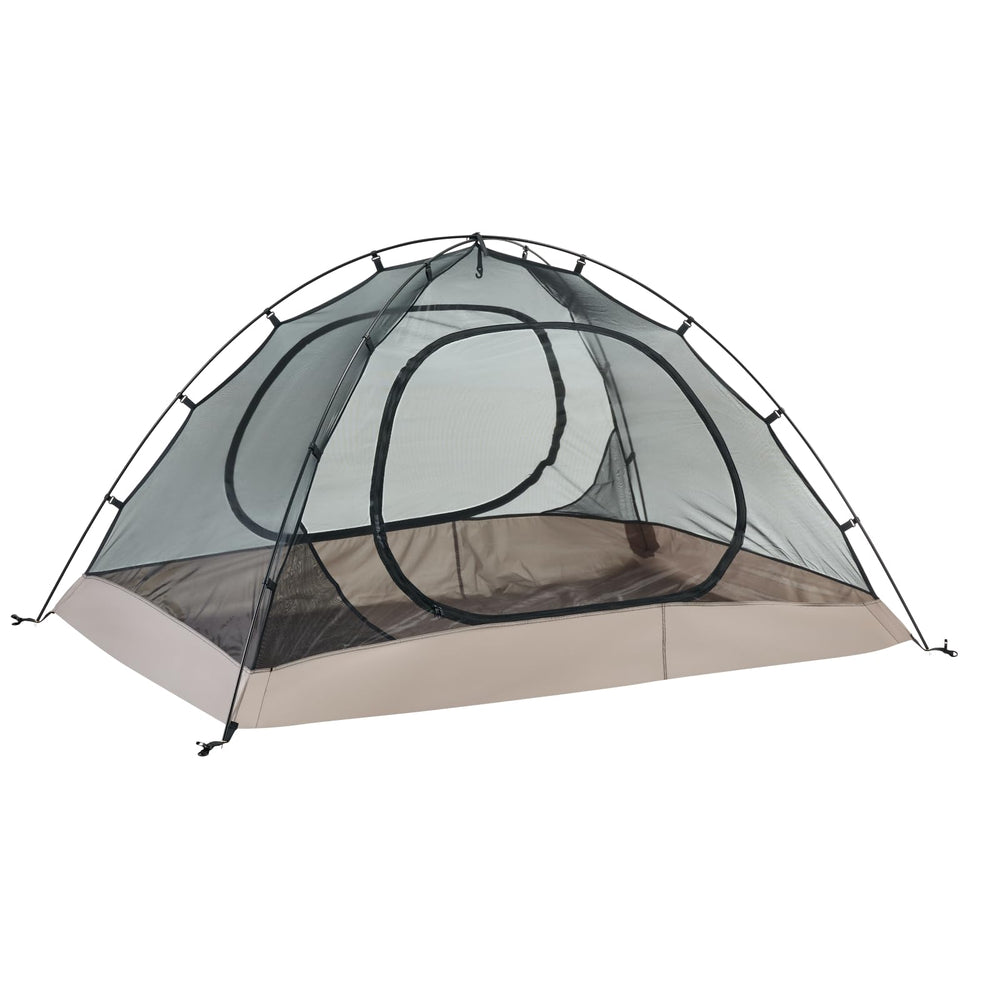 Generic tent double-layer design for improved ventilation and reduced condensation.
