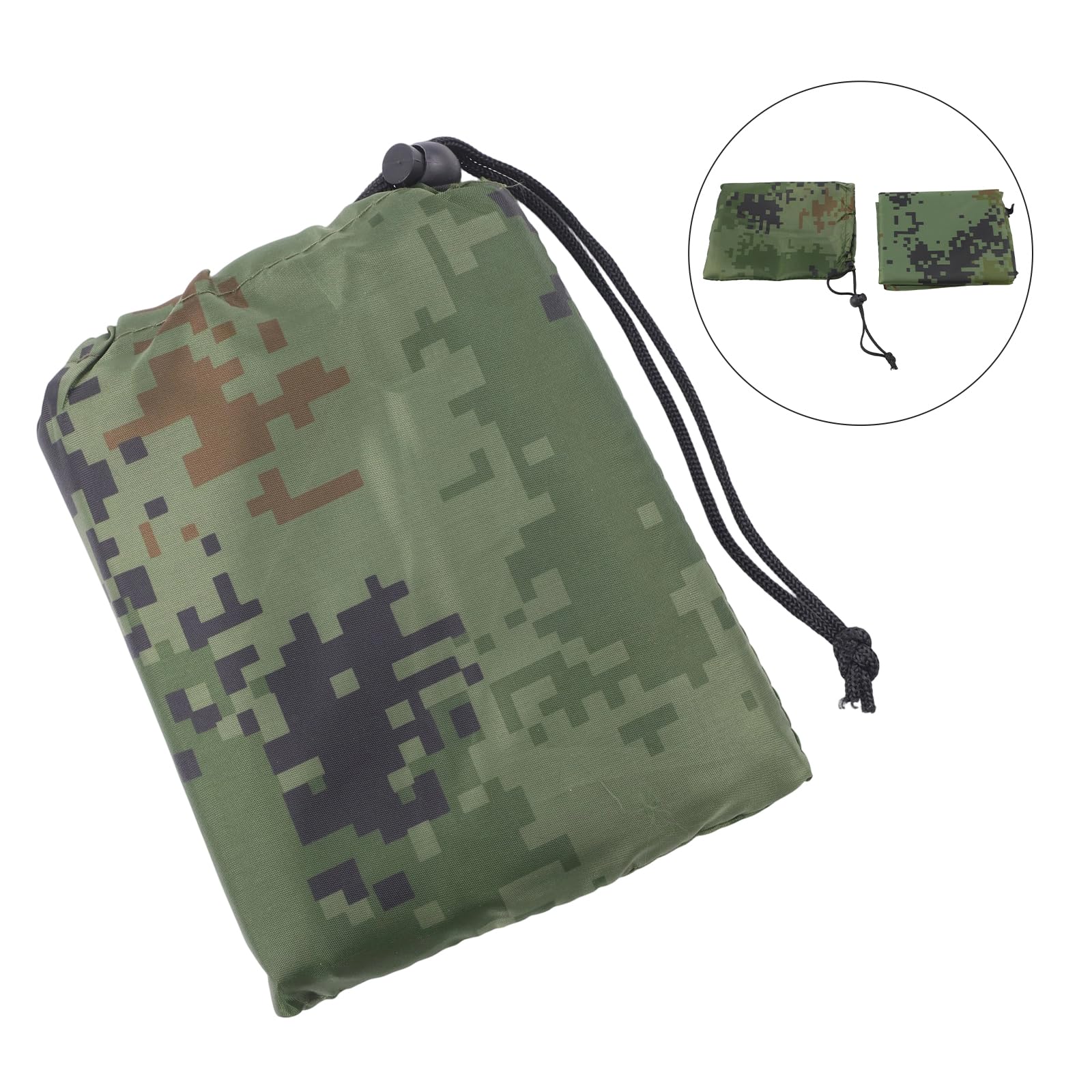 Generic Tent Tarp durable 210T polyester with silver coating for weather-ready protection.