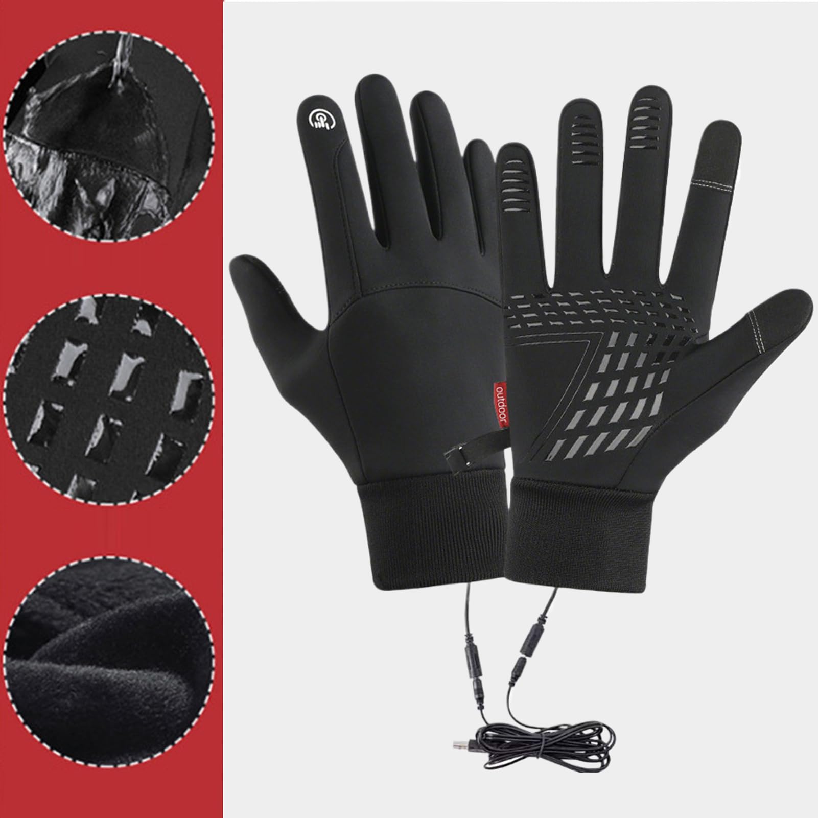 Generic Thick fleece lining delivers consistent warmth and comfort