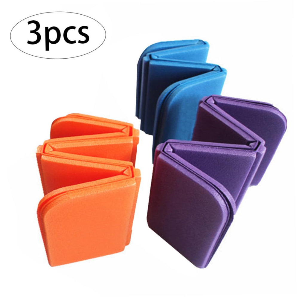 Generic foldable cushion for travel offers compact seating